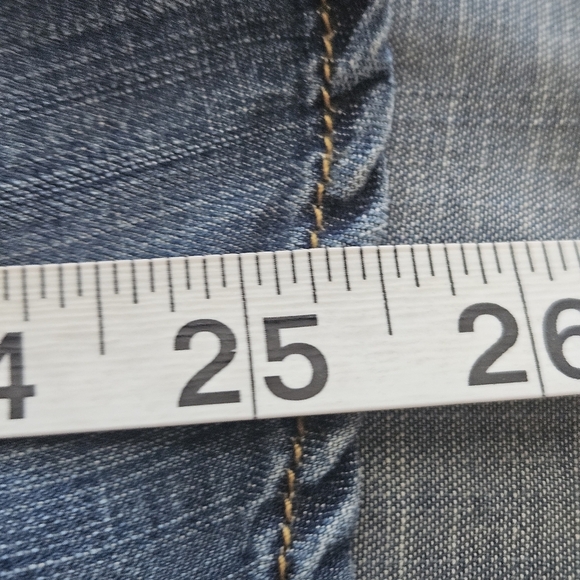 Anthropologie Cloth & Stone Chambray Split Shirttail Blue Button Up Size Medium - Picture 10 of 14